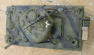 [The tank was painted with Model Master Enamels.]