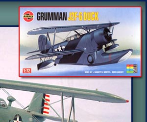 The Airfix Duck is one of the few kits available besides the ancient ITC kit, shown lower right.