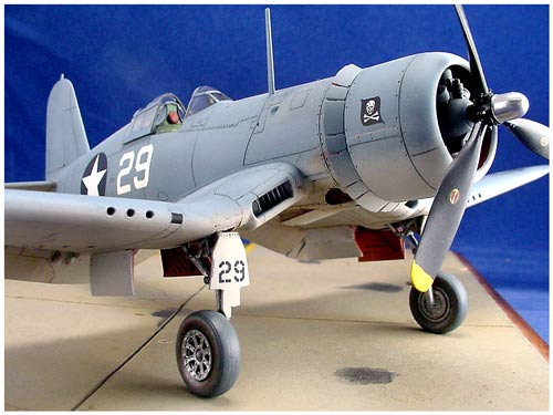 [The paint and markings represent a Corsair of VF-17 - The Jolly Rogers.]