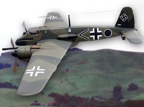 [The Hs 129 was an all-metal, cantilever low wing monoplane, and first flew in the spring of 1939.]
