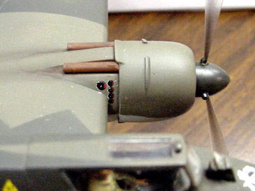 [Probably the best thing about the kit is that a selection of engine fairings are provided so that all variants could be built.]