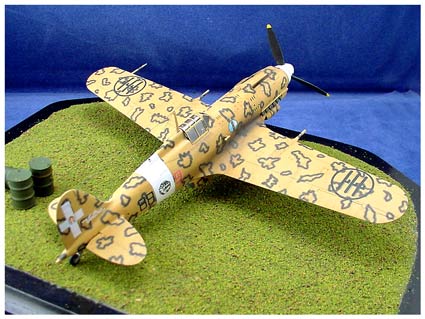 [I finished the model with Lifecolor paints, which came in a set for Italian aircraft.]